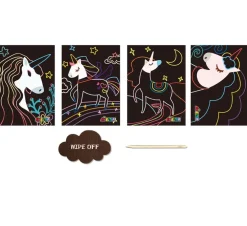 Scratch Creatief Speelgoed Kratzbilder Unicorns