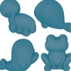 Scrunch Sandformen Tiere Grau-Blau