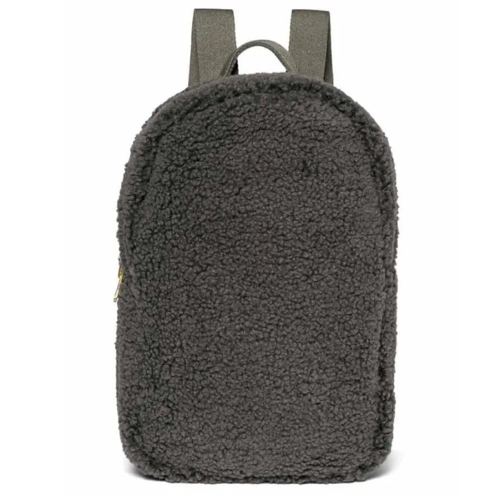 Studio Noos Rucksack Teddy Mini Chunky Grau