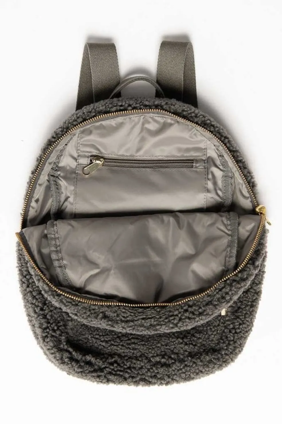 Studio Noos Rucksack Teddy Mini Chunky Grau