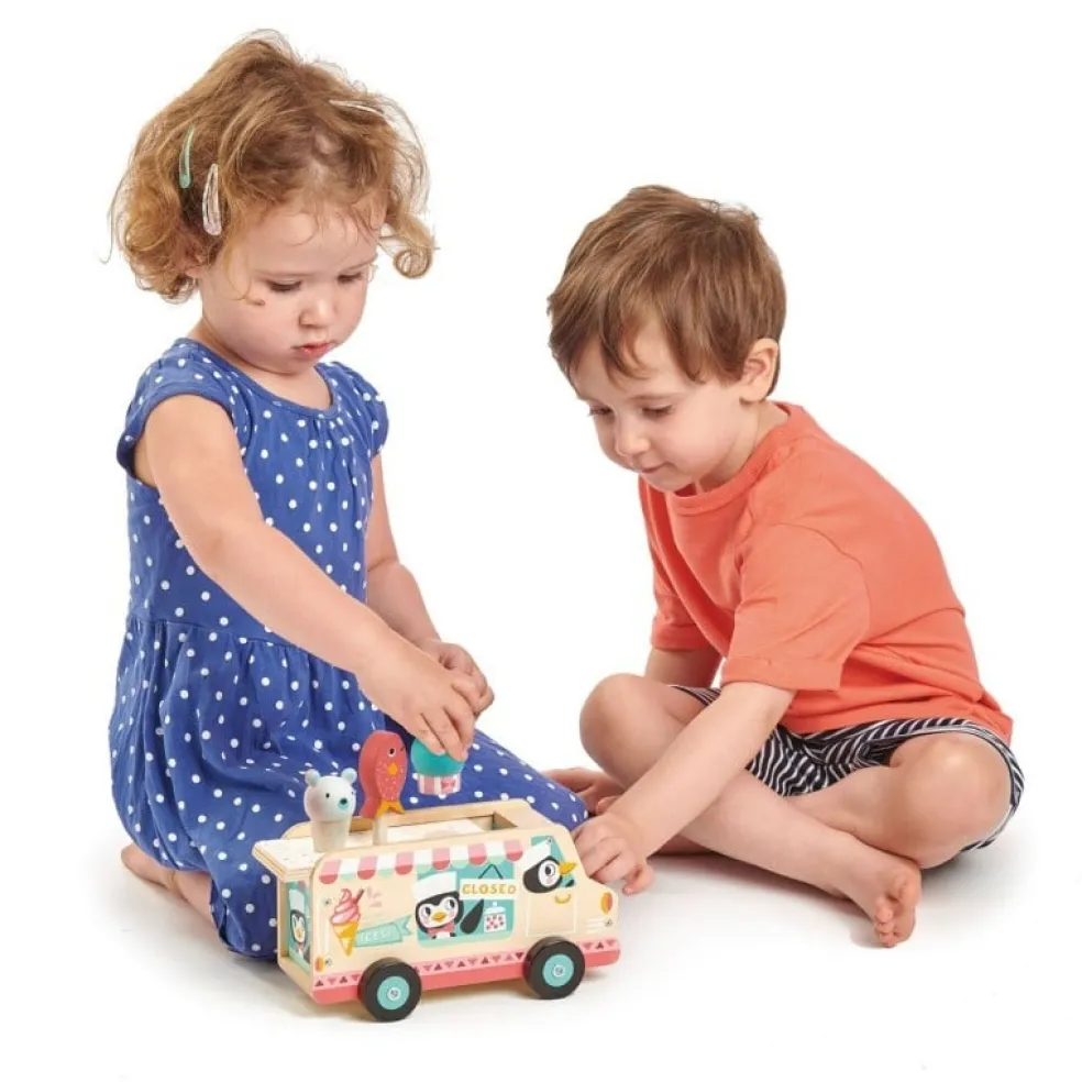 Tender Leaf Toys Eiscreme Wagen Pinguin