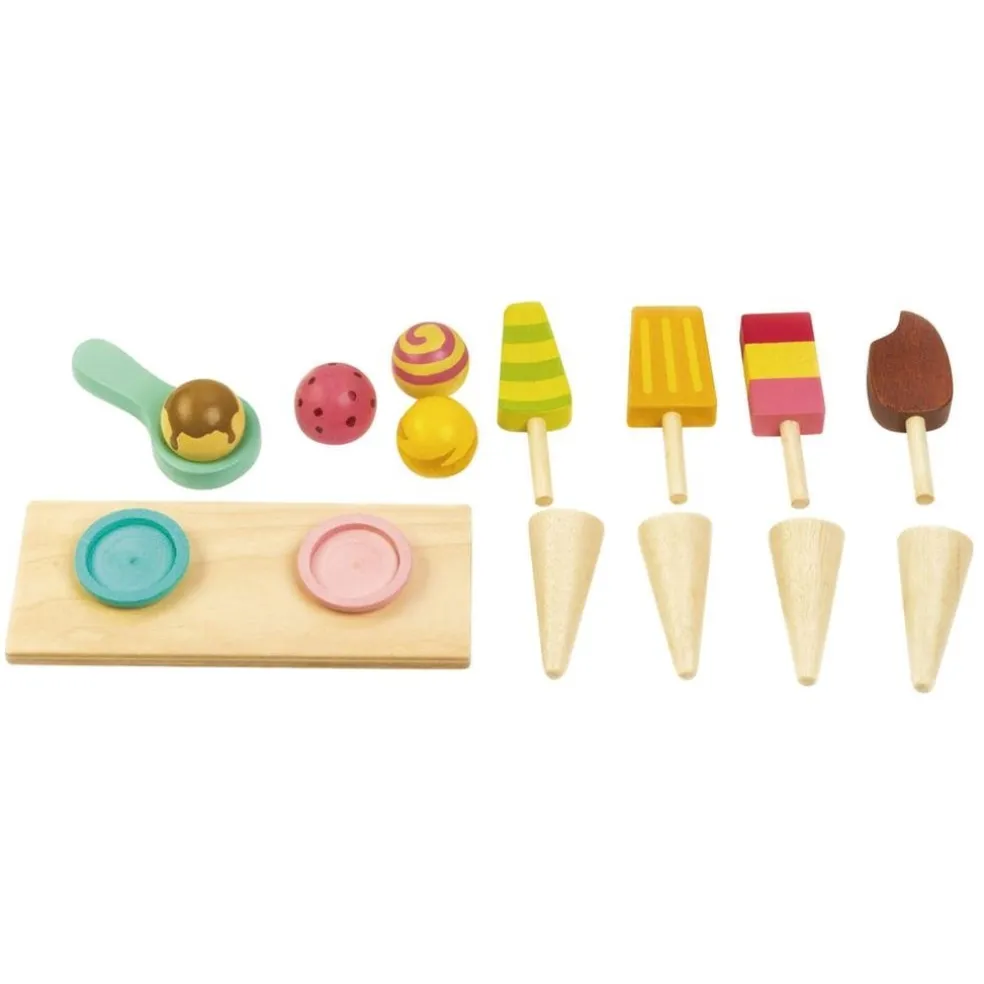 Tender Leaf Toys Eiswagen Holz