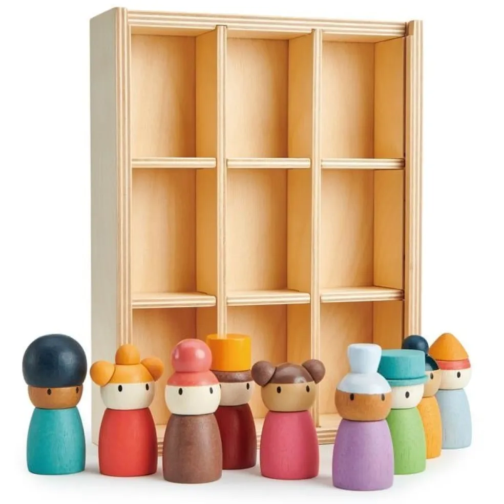 Tender Leaf Toys Happy Folk Hotel Holz