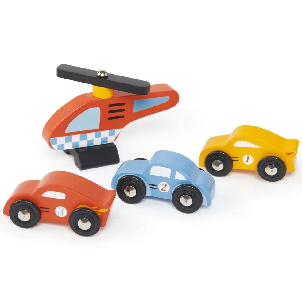 Tender Leaf Toys Holz Garage mit Werkstatt