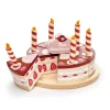 Tender Leaf Toys Holz Geburtstagskuchen Schokolade 8283