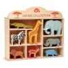 Tender Leaf Toys Safari Tiere im Kabinett