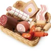 Tender Leaf Toys Weidenkorb mit Wurstwaren