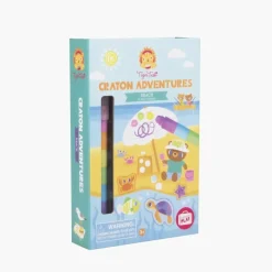 Tiger Tribe Crayon Adventures Wachsmalstifte-Set Strand