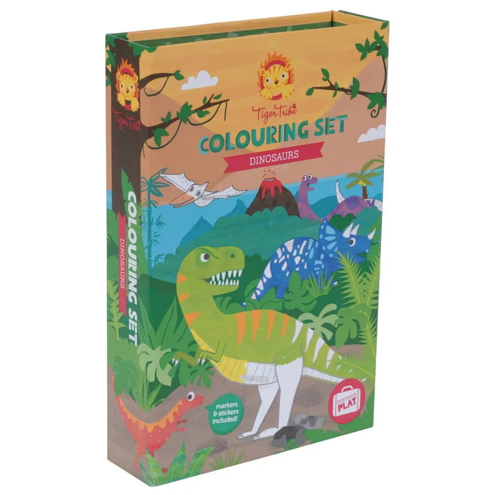 Tiger Tribe Farben-Set Dinosaurier