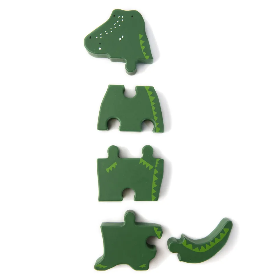 Trixie Baby & Kids Holzpuzzle Tiere Mr. Crocodile