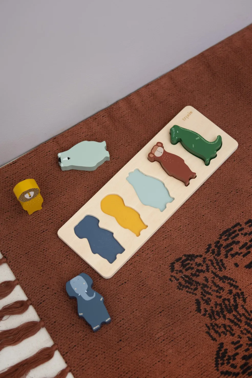 Trixie Baby & Kids Holzpuzzle mit Tiere