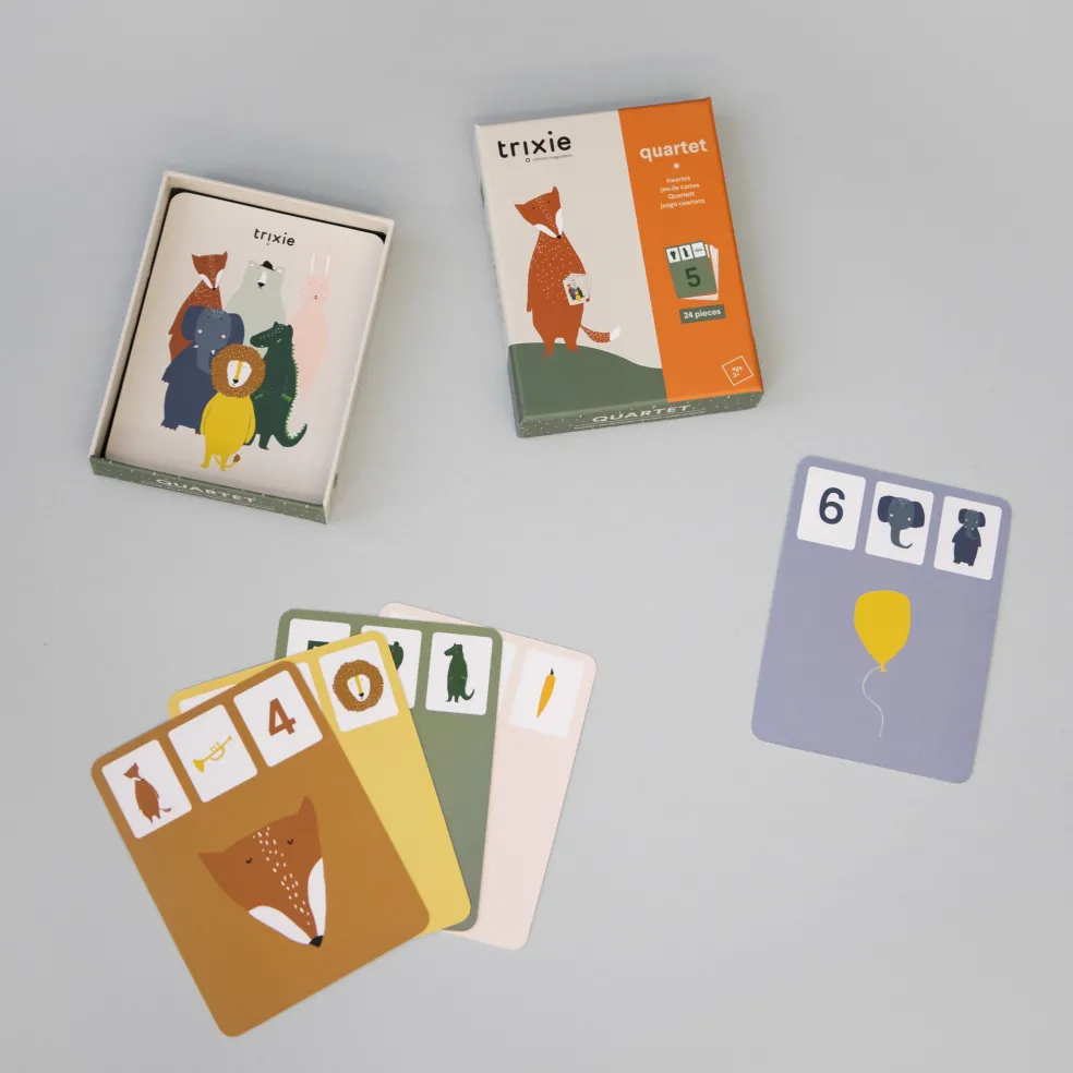 Trixie Baby & Kids Quartett Kartenspiel