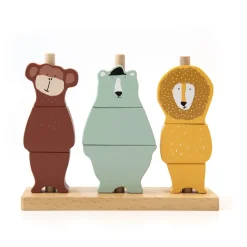 Trixie Baby & Kids Stapelturm Puzzle Tiere Holz