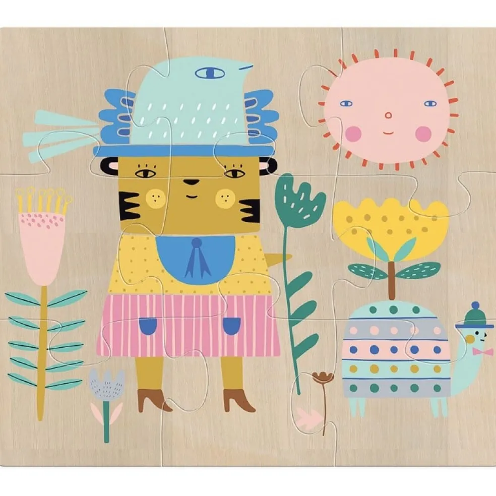 Vilac 4 Puzzles Tieren Suzy Ultman