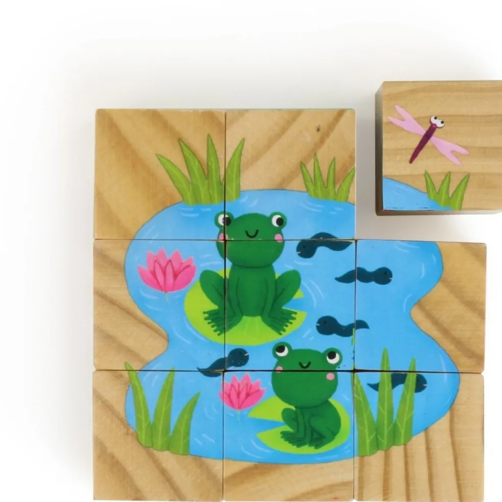 Vilac Holz Blockpuzzle Tiere