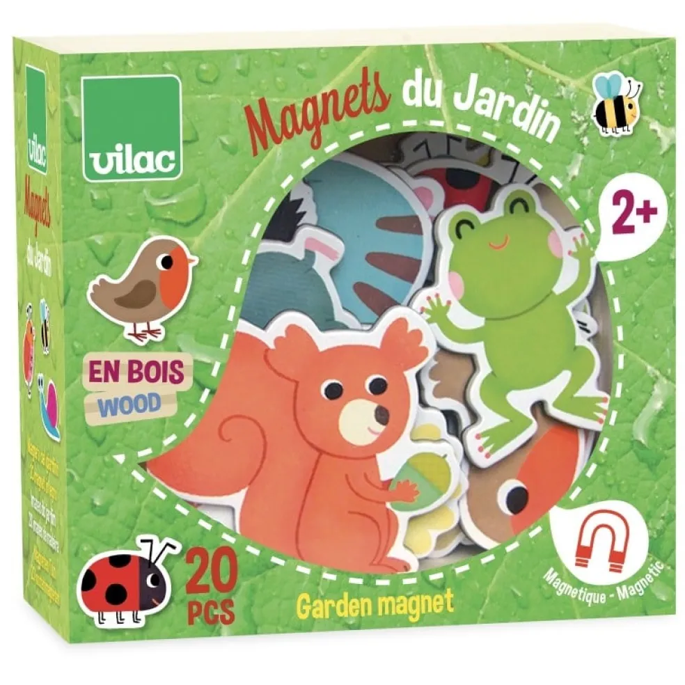 Vilac Magnete Garten Holz 20 Teile 8317