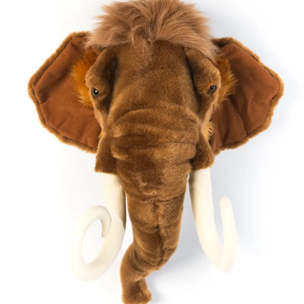 Wild and Soft Mammut Plüschtierkopf Arthur